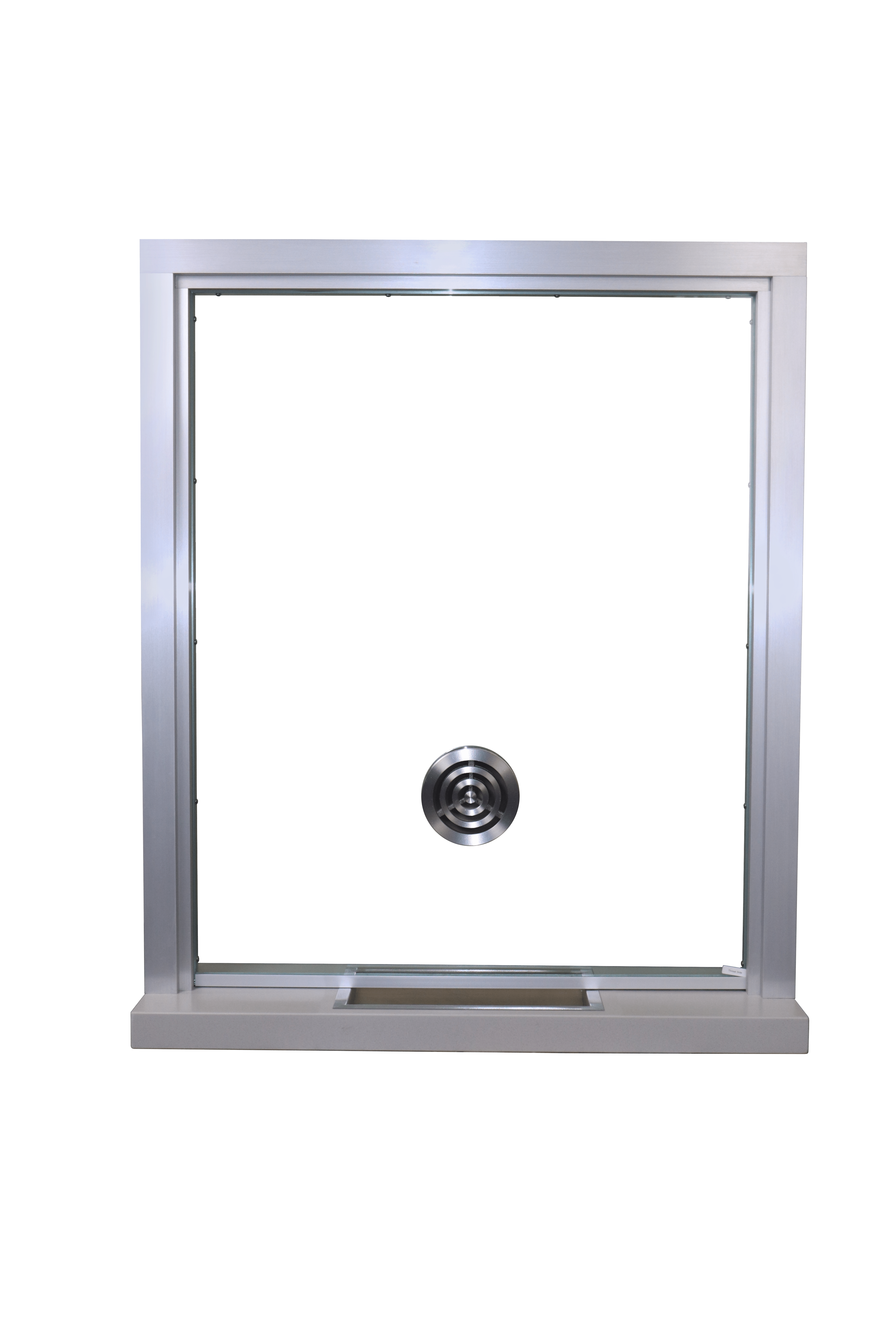 Bullet Resistant Transaction Window Stainless Steel